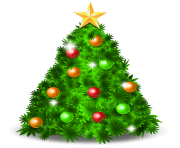 Cartoon Christmas Tree PNG