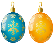 orange clipart christmas ornaments min