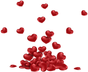 Bunch of Hearts PNG Picture