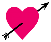 Pink Heart PNG Transparent Image