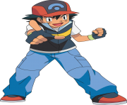 ash pokemon png picture