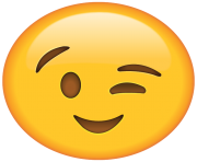 wink emoji png