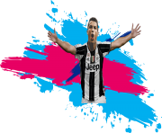 CR7 Juventus Png Colorful