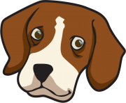 dog face clipart