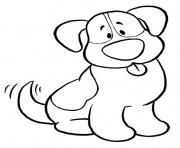 dog clipart black and white