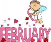 february clipart angel love