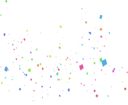 Square Confetti PNG Transparent