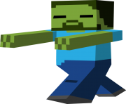 pocket edition zombie clipart minecraft