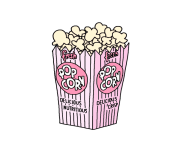 popcorn bowl png clipart 31