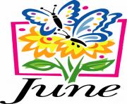 june flowers clipart