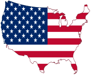 usa flag map png 5