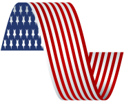 American Flag Decor PNG Clip Art