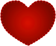 Red Heart Sewing Style PNG Clipart