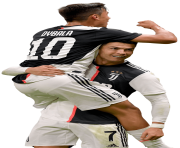 Paulo Dybala Cristiano Ronaldo celebrate